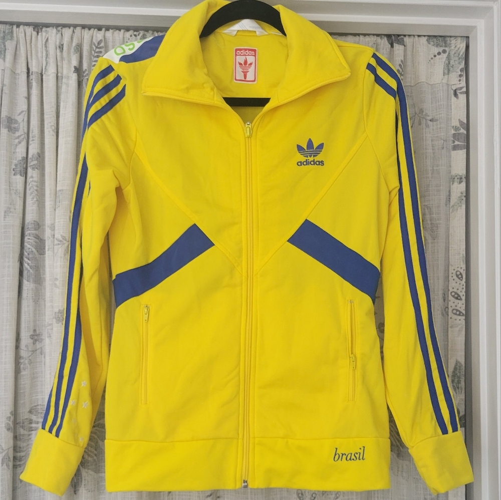 2007 Adida Brasil Olympic Soccer Track Jacket
